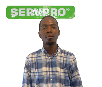 Kanyanta is a male SERVPRO employee in downtown Fort Worth